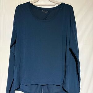 Athleta Women's Deep Blue Long Sleeve Tee